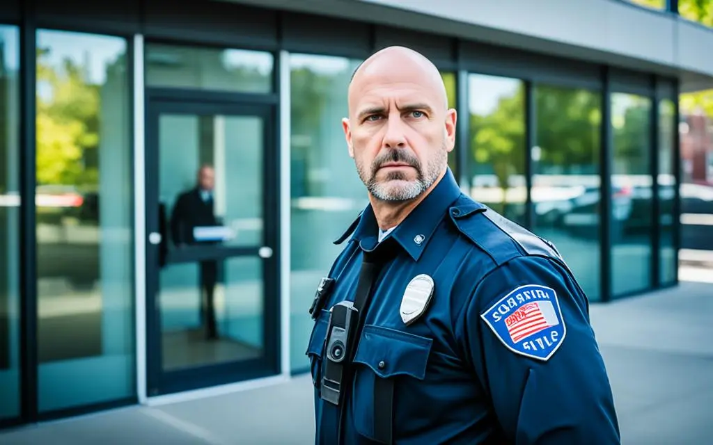 What are the main duties of a unarmed guard?